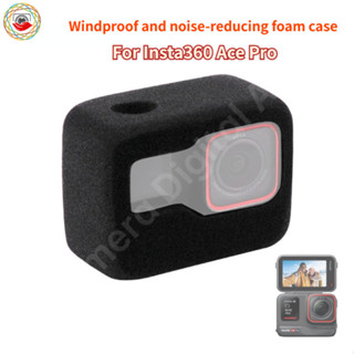 เคสโฟมฟองน้ํา ป้องกันเสียงรบกวน สําหรับกล้อง Insta360 Ace Pr…