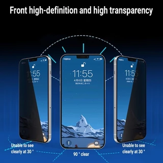 9H กระจกนิรภัย For iPhone 17 11 13 16 12 14 15 Pro Max X XS XSMAX XR 6 7 8 Plus SE2022 17Air 12 13 Mini ความเป็นส่วนตัว
