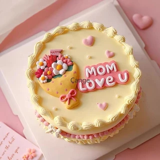 วันแม่เค้กตกแต่งอุปกรณ์ยางนุ่มแม่ปลั๊กอินเทพธิดาชุดวันเกิด