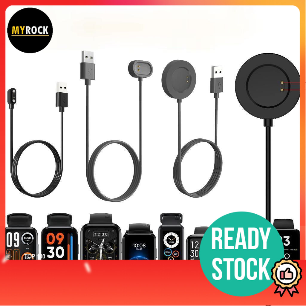 5V 1A Fast Charging Magnetic Charger Cable Dock สําหรับ Realme Watch 3 2 S Pro SZ100 T1 นาฬิกา Pro B