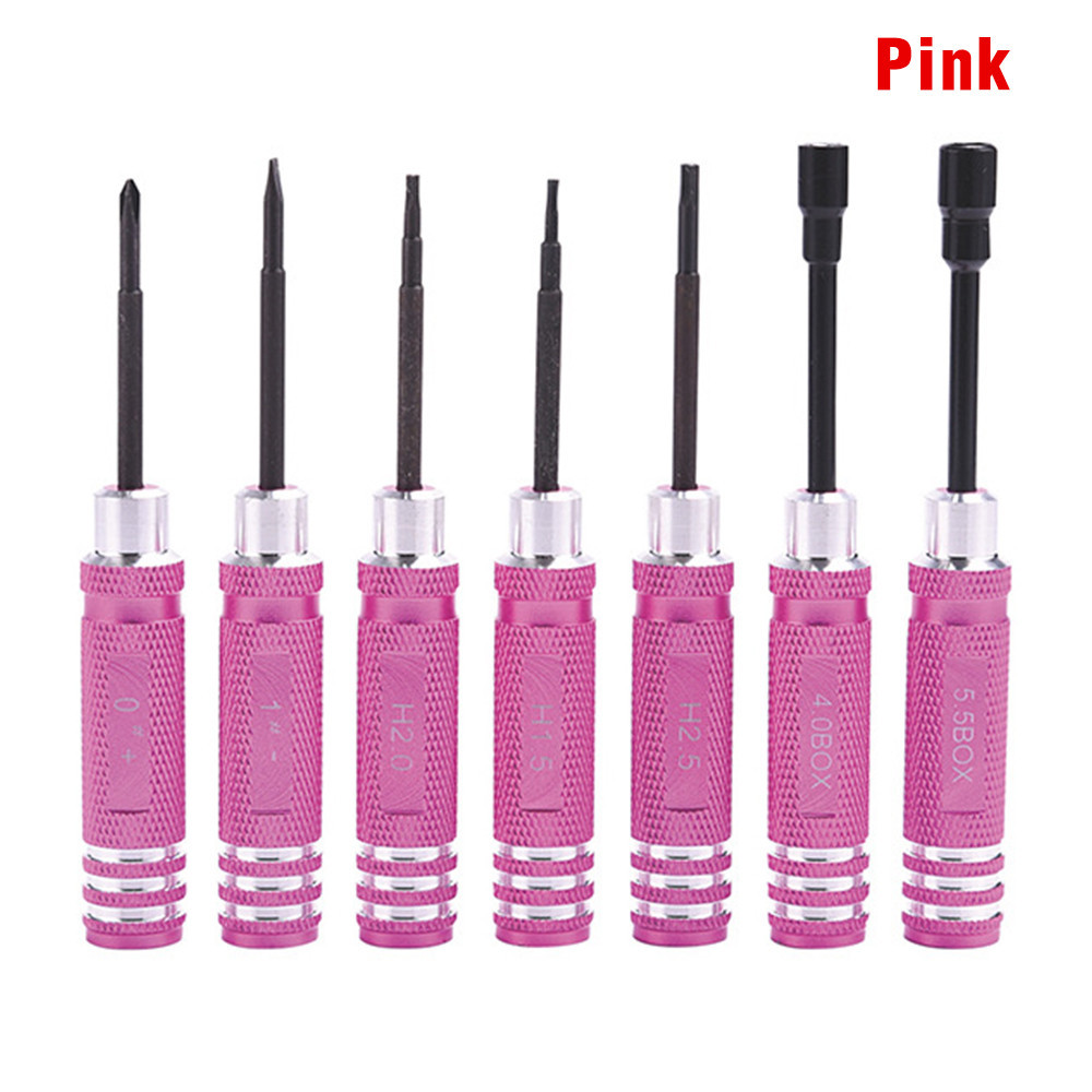 9imod ชุดไขควงหกเหลี่ยม 1.5 2.0 2.5 มม. สําหรับซ่อมแซมรถบังคับ 7 ชิ้น