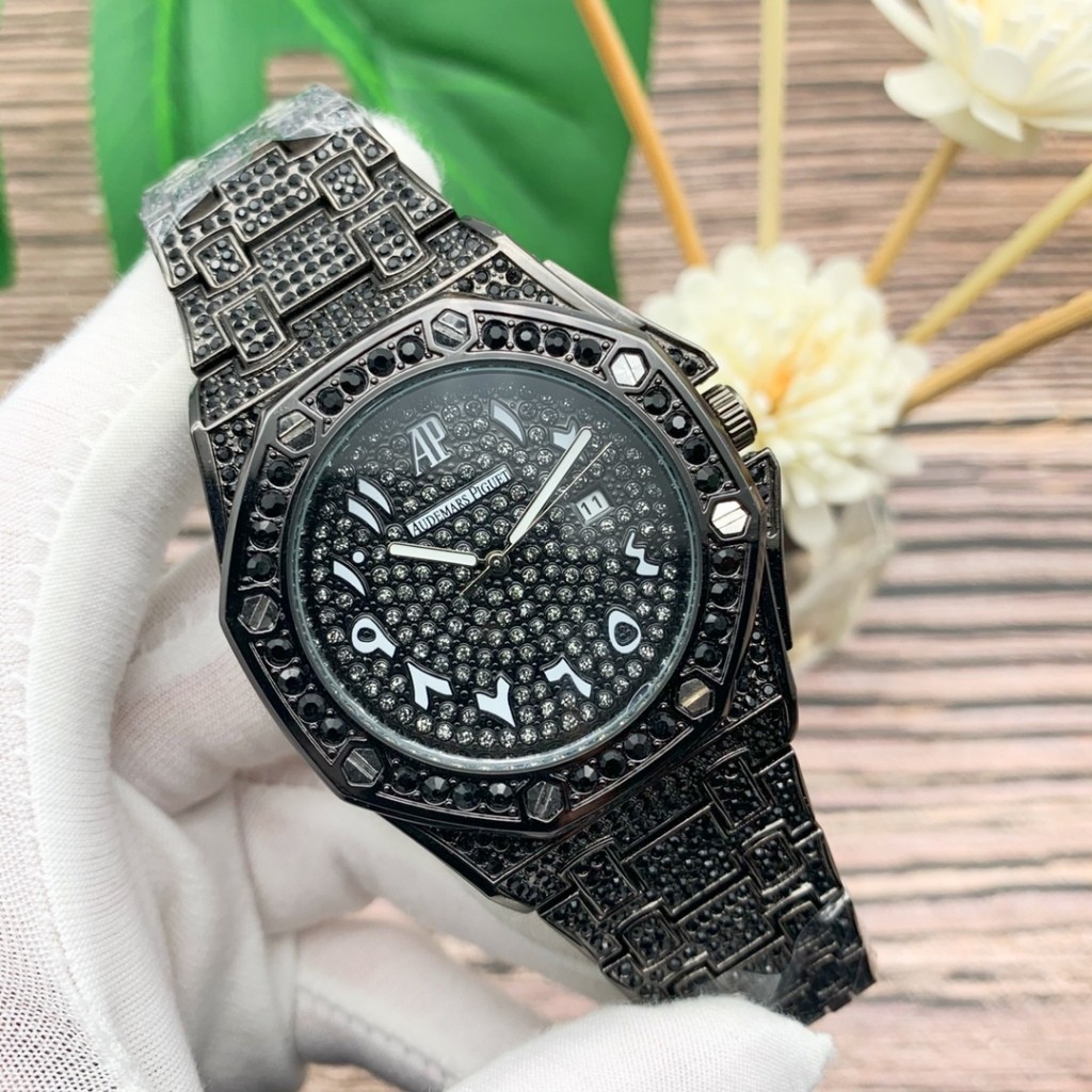 Rolex นาฬิกาข ้ อมือประดับเพชรหรูหราสไตล ์ ใหม ่ เทรนด ์ แฟชั ่ นนาฬิกาธุรกิจระดับไฮเอนด ์