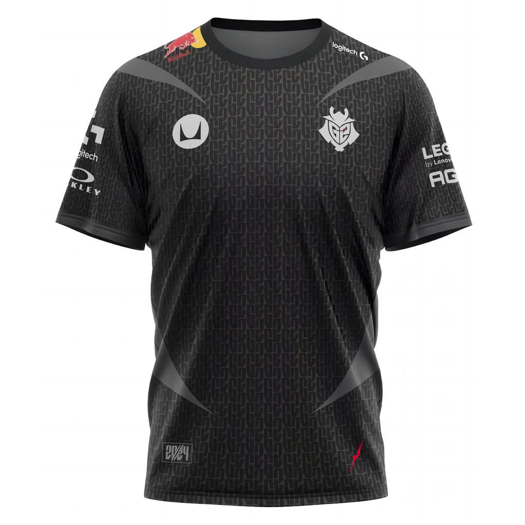 ชุดทีม G2 ปี 2024 เสื้อยืดแขนสั้นผู้ชายสำหรับ LOL Esports ใหม่!