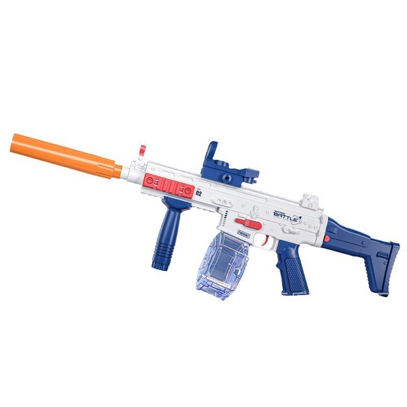 New Beach Water Toy Water Gun Scar Self-Absorbing Large Capacity High-Pressure Continuous Hair Electric Water Gun Toy