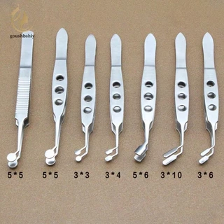 [GOY] แหนบเปลือกตา Meibomian Gland Forceps ผู้หญิงคลิป Eyelash Compressor สแตนเลสโลหะ Expressor Extension แต่งหน้าที่ถูกต้อง TH