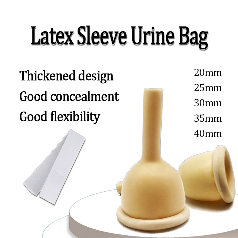 1pc ผู้ชายทางการแพทย์ทิ้งภายนอก Catheter ฆ่าเชื้อ Latex Catheter ปัสสาวะสะสมปัสสาวะถุงยางอนามัย