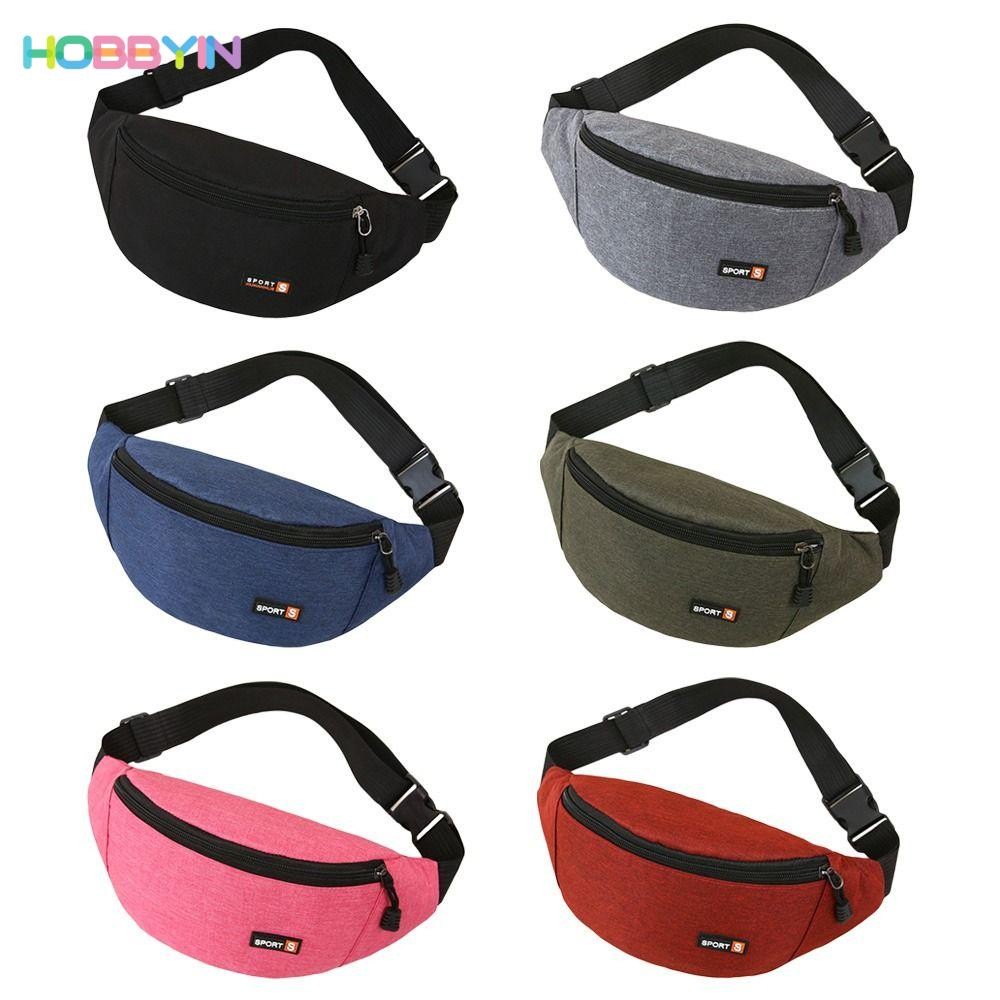 HOBBYIN กระเป๋าคาดเอวลําลอง ไนล่อน ขนาดใหญ่