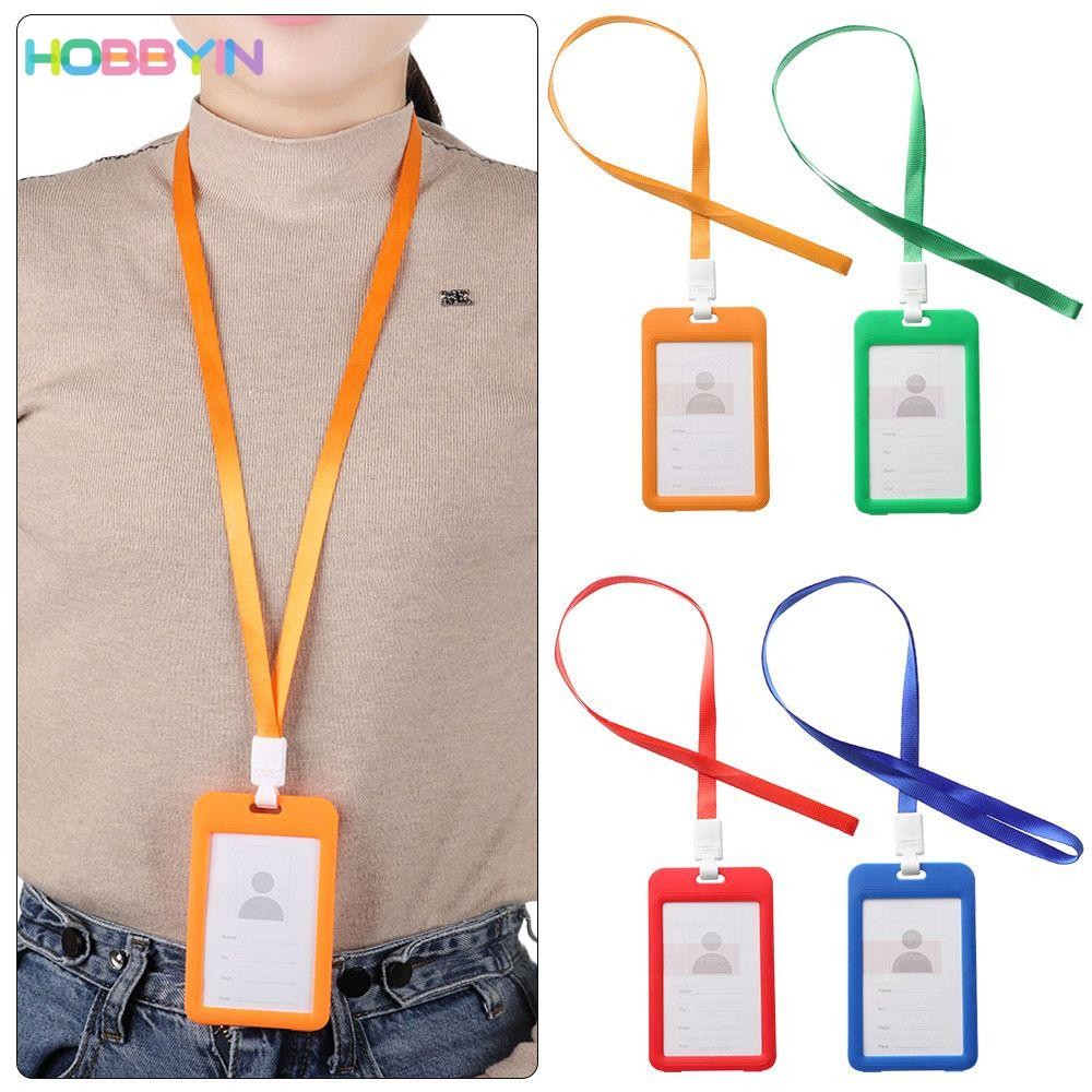 HOBBYIN เมเลเน่นามบัตรหลายสีอุปกรณ์การเรียนสํานักงานทํางานผู้ถือบัตรกระเป๋าสตางค์รถบัสกระเป๋า