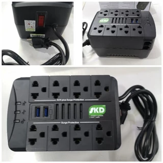 SKD SPINA เครื่องปรับแรงดันไฟฟ้าอัตโนมัติ AVR 800VA 1000VA 2000VA กันไฟตก ไฟกระชาก