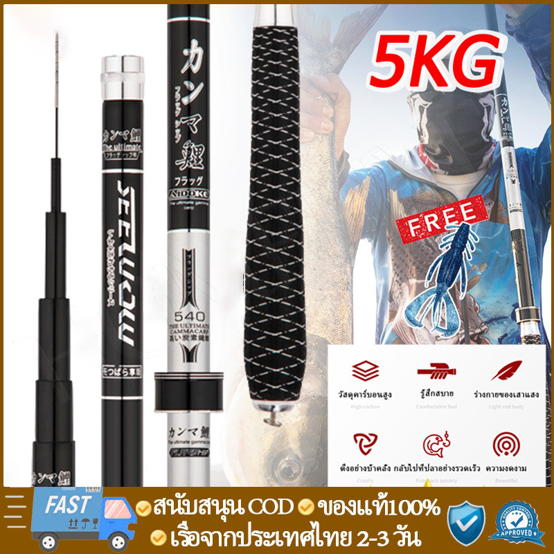 คันชิงหลิว ชิงหลิว คาร์บอน คันเบ็ดตกปลา คันชิงหลิวแข็ง8h คันหลิว เบ็ดตกปลา ชิงหลิวเวทแข็ง คันชิงหลิว