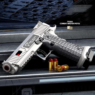 【กรุงเทพ เดลิเวอรี】TT-I20-11 TOY GUN เล่นเด็ก ปืนพกของเล่นที่ดึงปลอกกระสุนออกอัตโนมัติ ยิ แม่พิมพ์ว