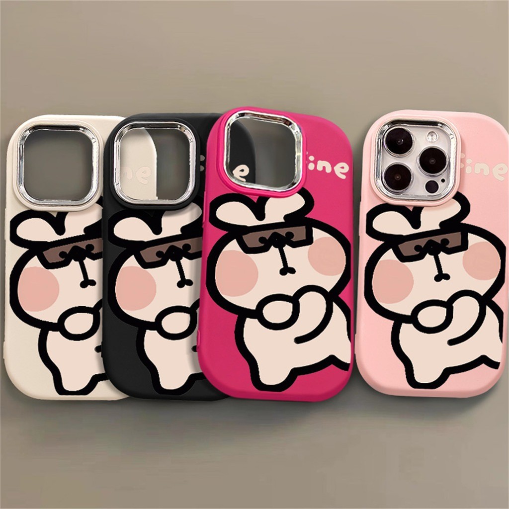 น่ารักการ์ตูนกระต่ายนิ่มเหมาะสําหรับRealme 8 5G 5/5i/5s/6i/c3 c11 2021/C20 c21y/c25y c35 c53 narzo n