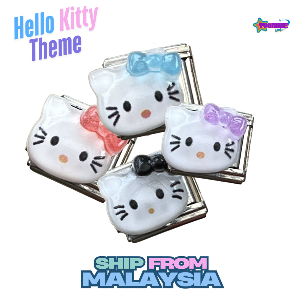[ส่งจาก 🇲🇾] Hello Kitty เสน่ห์อิตาลีส่วนบุคคล Yvonne Y2k
