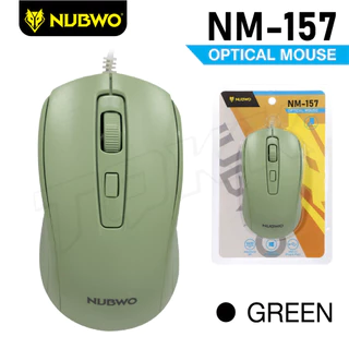 NUBWO NM-157 เม้าส์ทำงาน เม้าส์มีสาย ไร้เสียงคลิ๊ก RESOLUTION สูงสุด 1600DPI