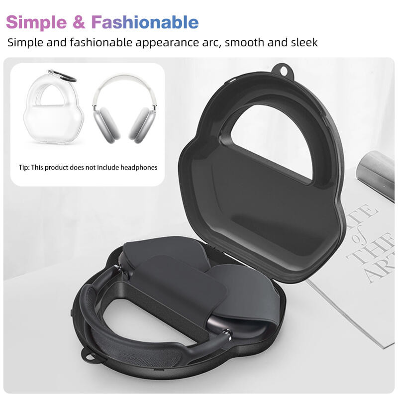 Fonken หูฟังป้องกัน Hard Case กระเป๋าเก็บชุดหูฟังพร้อมคาราบิเนอร์สําหรับ Air-Pods Max ราคา ถูกที่สุด ดีลบีเคเค แกลเลอรีภาพที่ 3