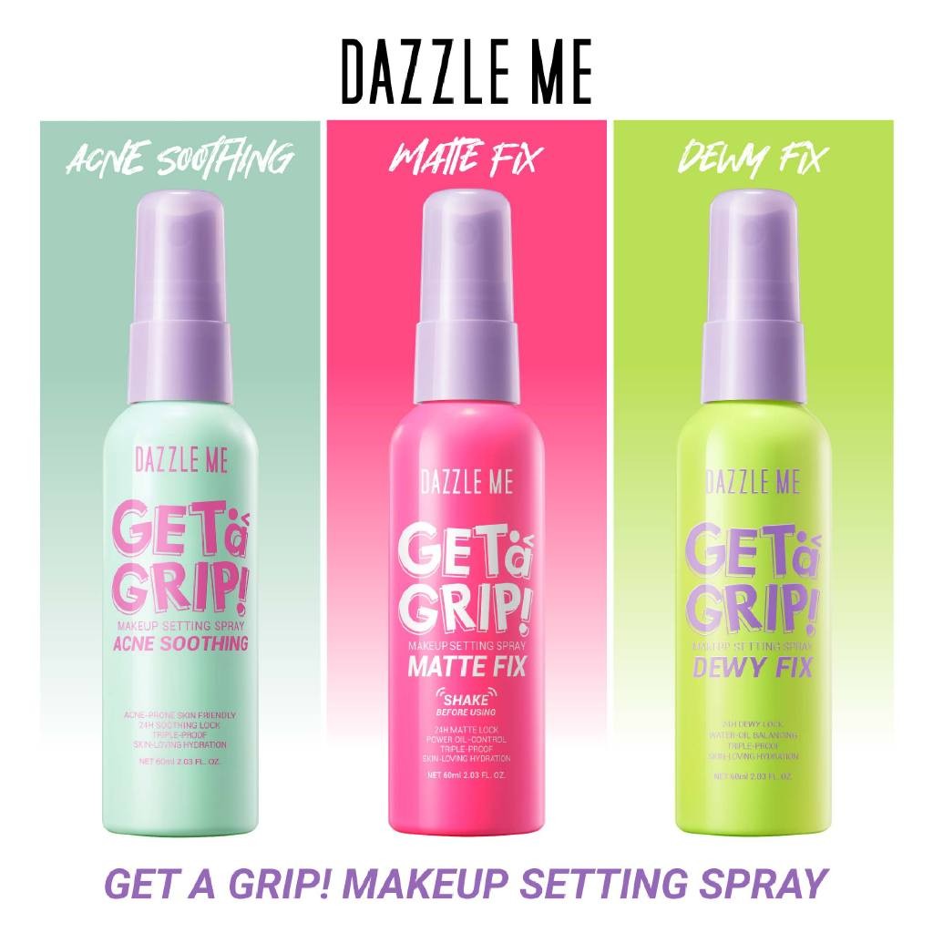 [ซื้อในไลฟ์ลด50%ของแท้] DAZZLE ME สเปรย์ล็อคเมคอัพ ควบคุมความมัน ติดทนนาน