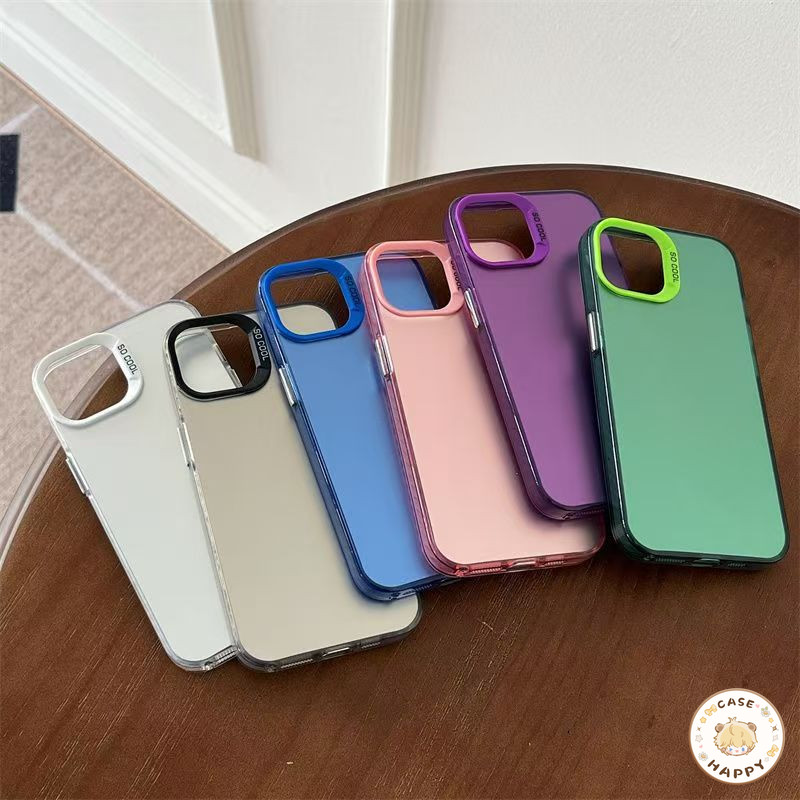 เคส Samsung A05s A24 A04s A14 A05 A34 A12 A03 A13 A32 A33 A15 A03s A54 A53 A11 A30s สีทึบสีเลนส์โลหะชุบหรูหรา