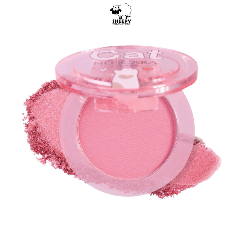 Nee Cara Cat Silk Blush บลัชออน เนื้อเนียนละเอียด (NA4656)