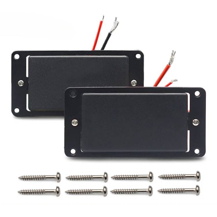 Active Guitar Pickup สําหรับ 6 String Guitar Pickup Humbucker Active Pickup เซรามิคแม่เหล็ก Active P