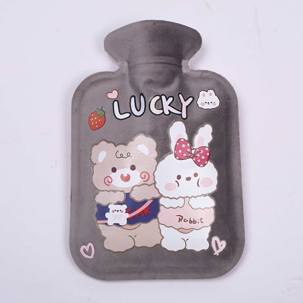 ฮอทแพ็กกํามะหยี่เนื้อนุ่ม แก้ปวดประจําเดือน แพ็กอุ่นลดไข้ 500ml -INGRI