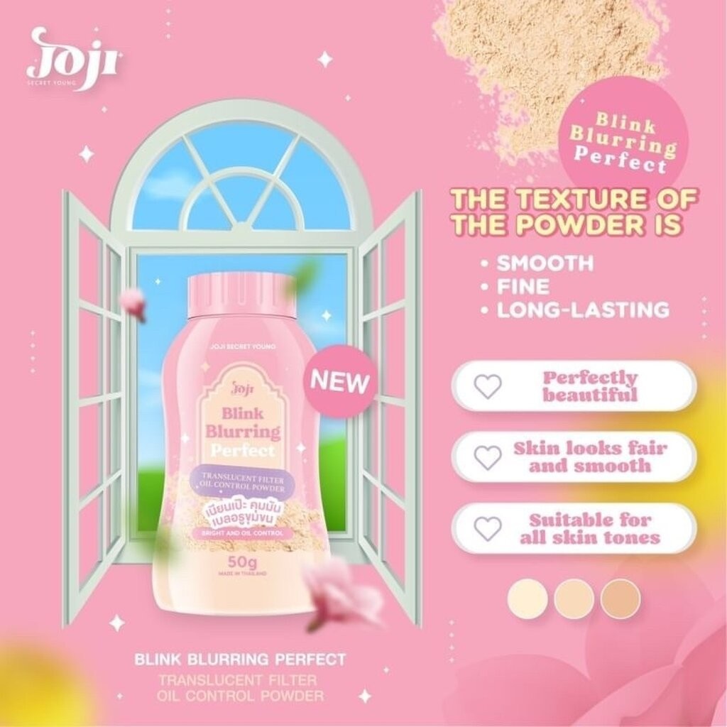 JOJI Secret Young Blink Blurring Perfect Translucent Filter Oil Control Powder 50g โจจิ ซีเคร็ท ยัง 
