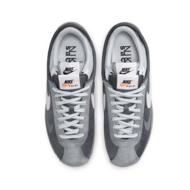 Sacai x Nike Zoom Cortez Grey 8.5US ของแท้100% รองเท้า Hot sales