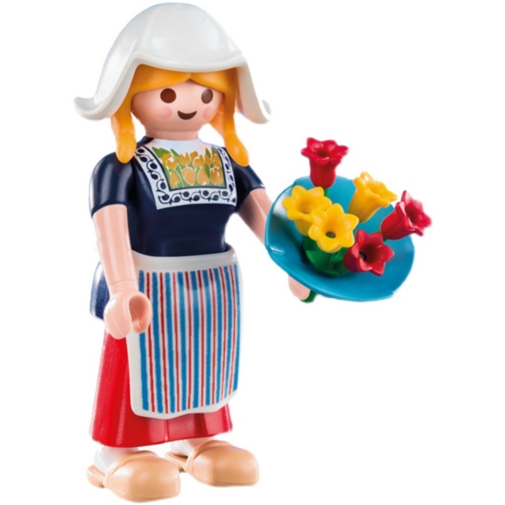 ตุ๊กตาฟิกเกอร์ อนิเมะ Playmobil Mobi World Florist Queen Pilot ของเล่นสําหรับเด็ก - รูปที่ 3