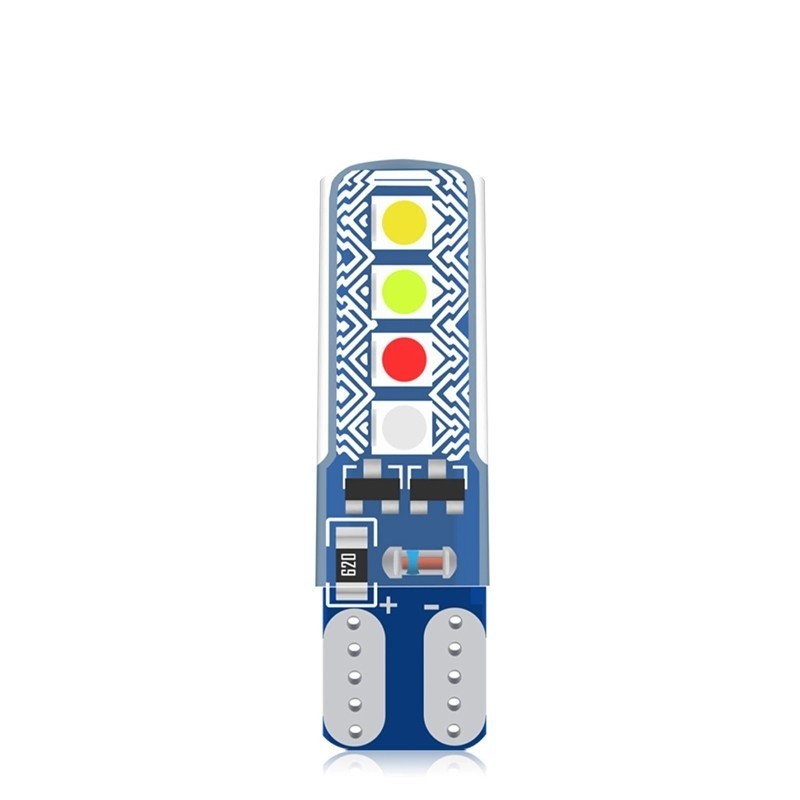 Jelly 8 Led T10 RGB ไฟเลี้ยว 4 สี Sen 2 โหมดแฟลชวิ่ง