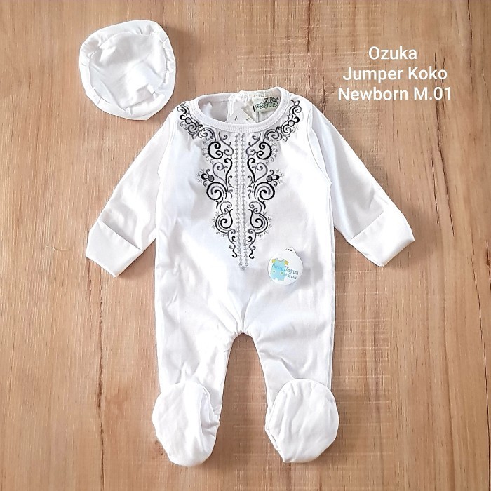 Ozuka M.01 เด็กทารกทารกแรกเกิด Koko Jumper Aqiqah เสื้อผ้ามุสลิม