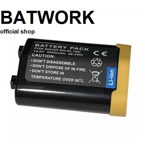 BAT Nikon EN-EL18d Lithium-Ion Battery (10.8V, 3500mAh) สำหรับ  Z9, D4, D4S, D5, D6