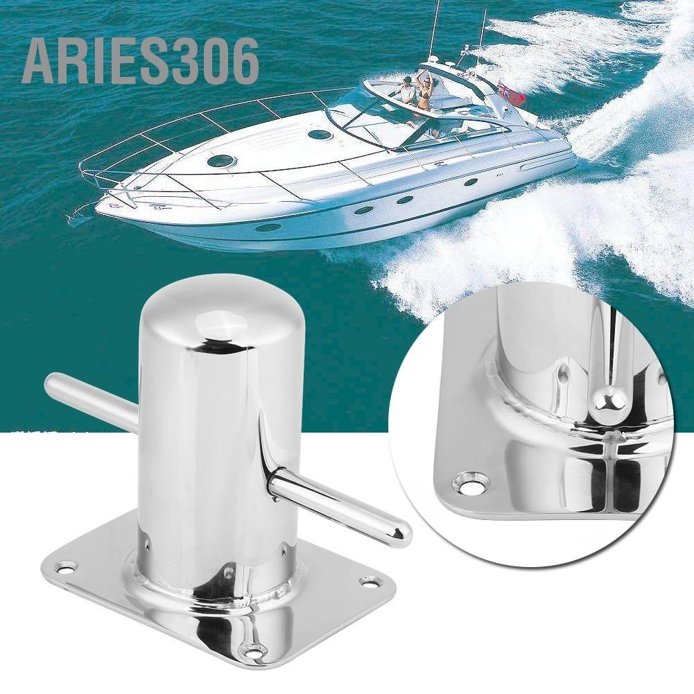 Aries306 สแตนเลสสตีลเรือ Samson โพสต์ Cross Bollard Mooring Bit สำหรับเรือยอชท์ Marine 120 มม.* 90 มม