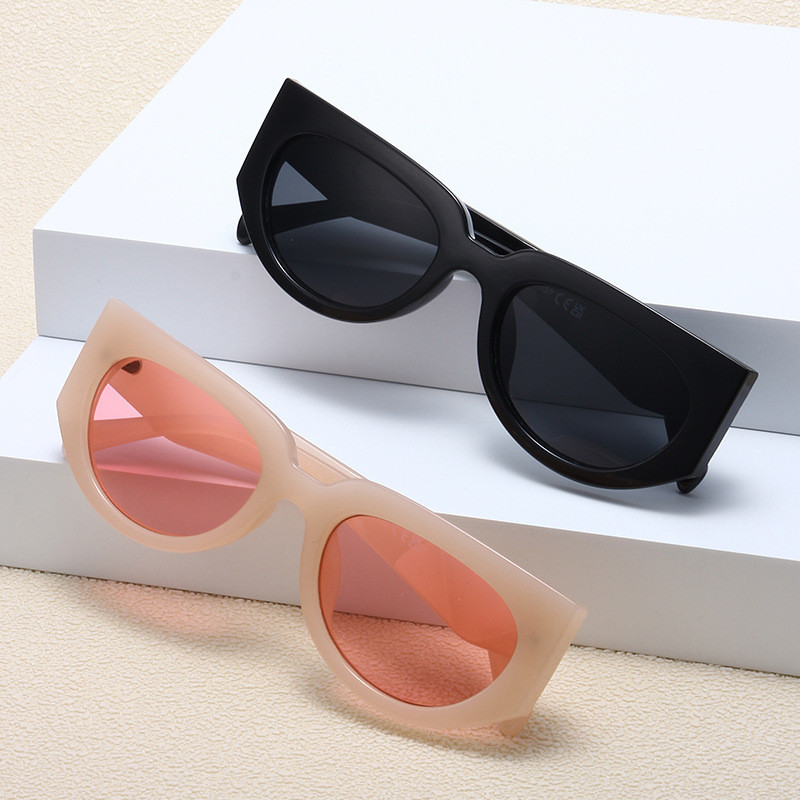 เวอร์ชั่นเกาหลีแฟชั่น Retro Square แว่นตากันแดดสําหรับผู้หญิงผู้ชายดาวตกคุณภาพสูง Shade แว่นตา Anti 