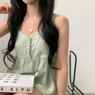 Suxi เสื้อครอปท็อป เปิดหลัง ทรงหลวม สไตล์เกาหลี แฟชั่นฤดูใบไ…