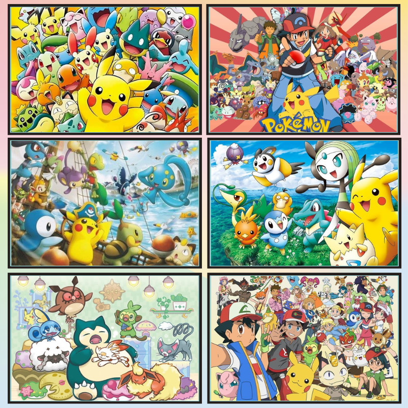 📣พร้อมส่ง📣【Pokémon】jigsaw puzzle-จิ๊กซอว์-300-1000-ชิ้น- ชิ้นของเด็ก จิ๊กซอว์ไม้ 1000 ชิ้น จิ๊กซอว์ 1000 ชิ้นสำหรับผู้ใหญ่ จิ๊กซอ จิ๊กซอว์ 500 ชิ้น🧩33-5 จิ๊กซอว์ 1000 ชิ้น สำหรับ ผู้ใหญ่ ตัวต่อจิ๊กซอว์ จิ๊กซอว์ การ์ตูน
