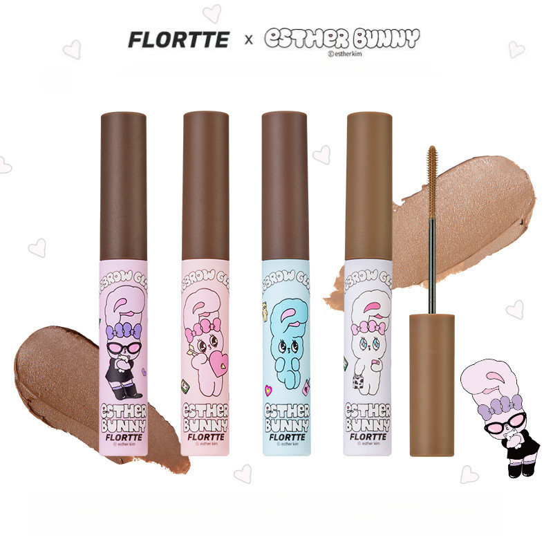 【ใหม่】FLORTTE×BUNNY ครีมย้อมคิ้ว กันน้ํา ติดทนนาน ไม่เลอะง่าย