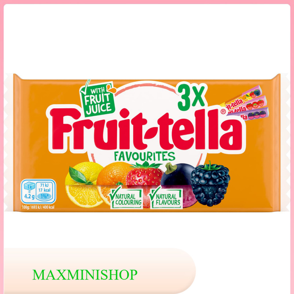 ฟรุ๊ตเทลล่า 123 ก./ Favourites Fruittella 123 G.