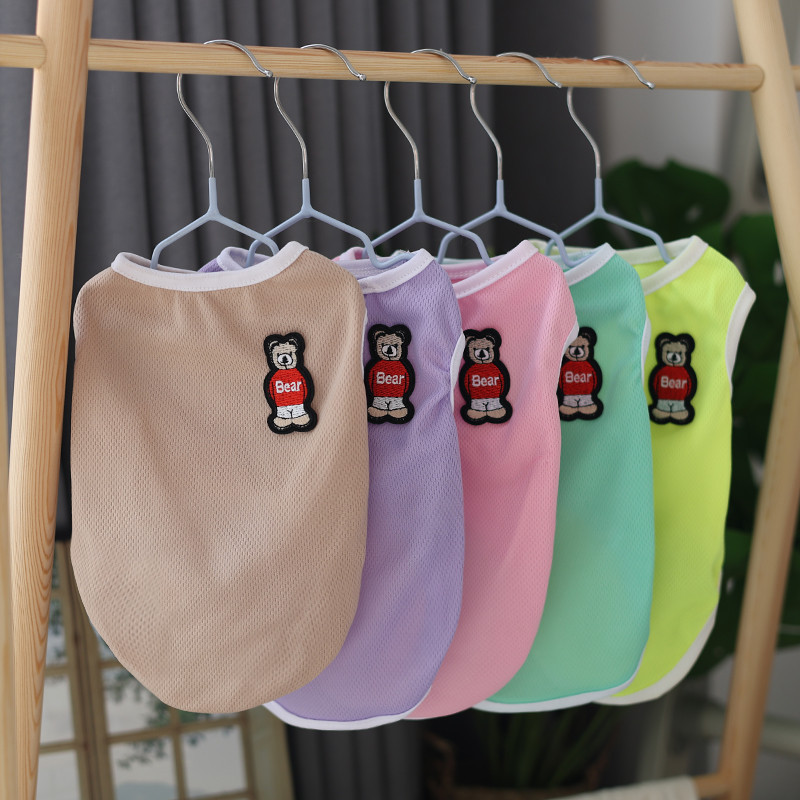 เสื้อกั๊กสัตว์เลี้ยง ระบายอากาศ น้ําหนักเบา แฟชั่นสปอร์ต สําหรับแมว และสุนัข