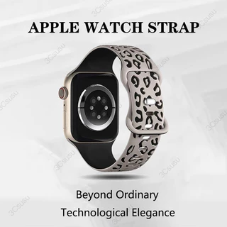 สายนาฬิกาข้อมือซิลิโคน สําหรับ Apple Watch 45/44/42/41/40 มม. 49 มม. 44 มม. Series 8 9 7 SE 6 5 4 3 Ultra 2