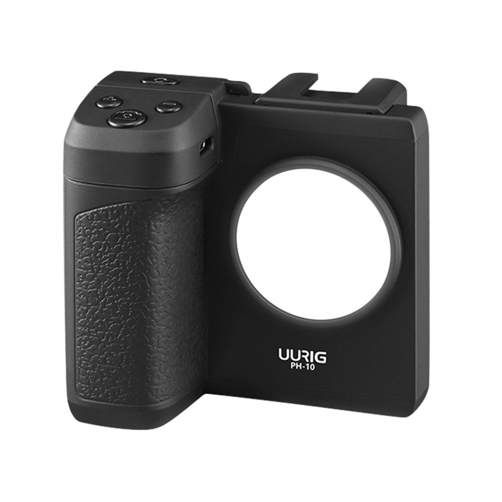 MUP UURIG PH-10 ไร้สายจับที่วางโทรศัพท์ Stabilizer สําหรับสมาร์ทโฟน Vlog Selfie พร้อมรีโมทคอนโทรลรอง