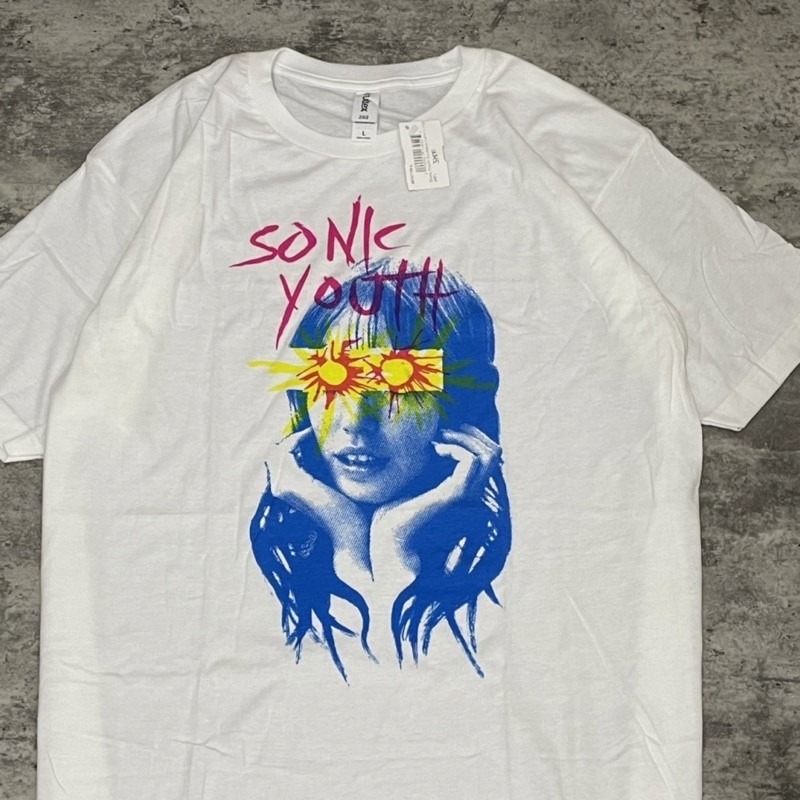 เสื้อยืด - SONIC YOUTH - SUNBURST TSHIRT Short Sleep Fashion Hardworking