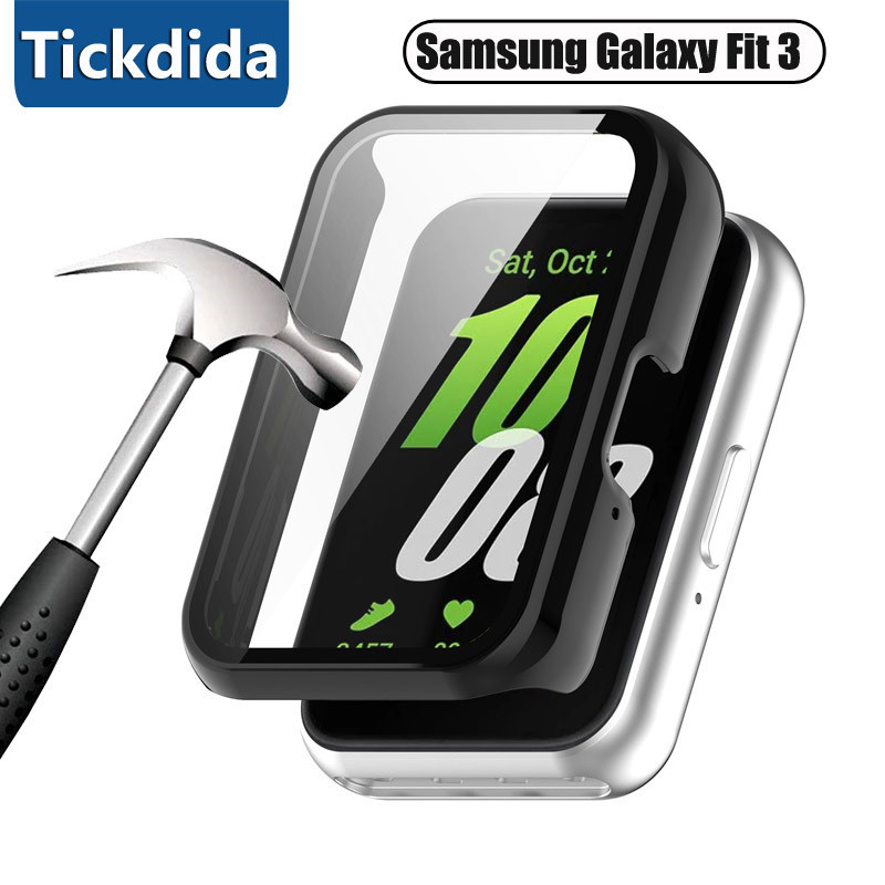 กระจกนิรภัย พร้อมเคส สําหรับ Samsung Galaxy Fit3(SM-R390) Samsung Galaxy Fit 3