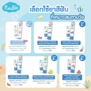 📮ส่งด่วนพิเศษไม่มีวันหยุด📮ยาสีฟัน kindee ยาสีฟันเด็ก ยาสีฟันเด็กมีส่วนผสม Food grade