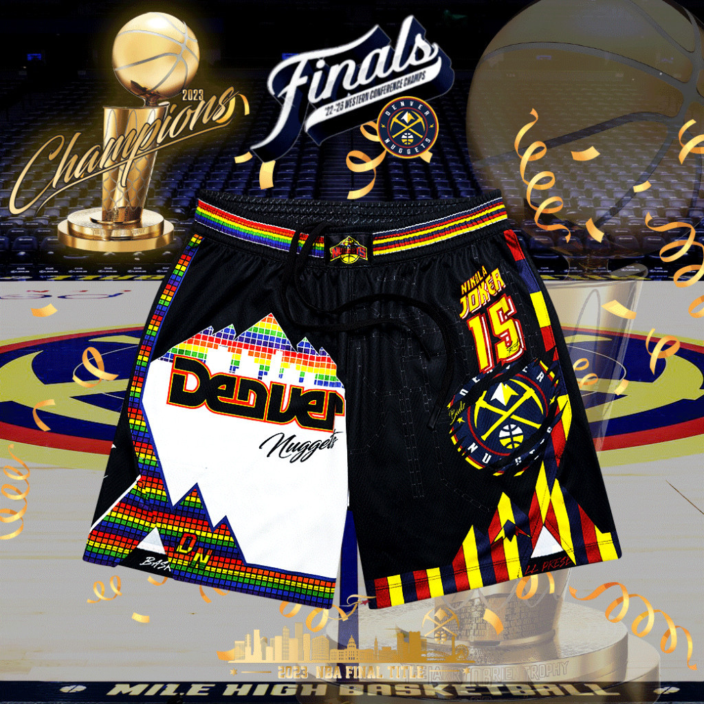 กระโปรงมีซับ กางเกงบาสขาสั้น BADz Mile High Nikola Joker