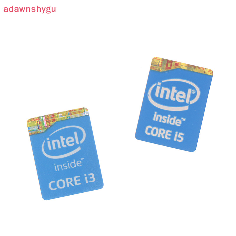 Adagu สติกเกอร์ฉลาก 4th Generation Intel Core I3 I5 I7 สําหรับตกแต่งโน้ตบุ๊ก 5 ชิ้น