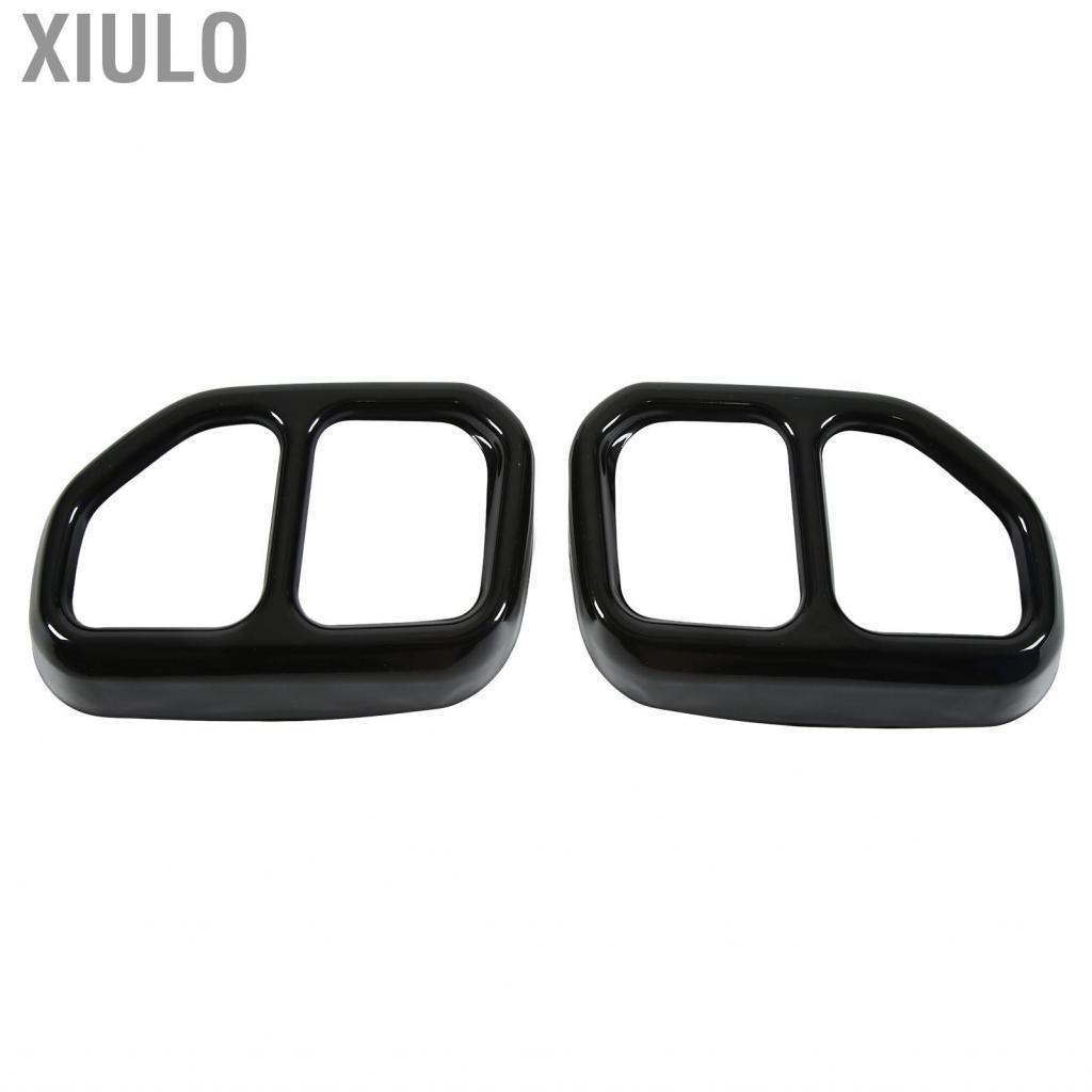 Xiulo Car Exhaust Pipe Cover Trim 304 Stainless Steel For BWM X3 G01 X4 G02 2022 Emission Accessories