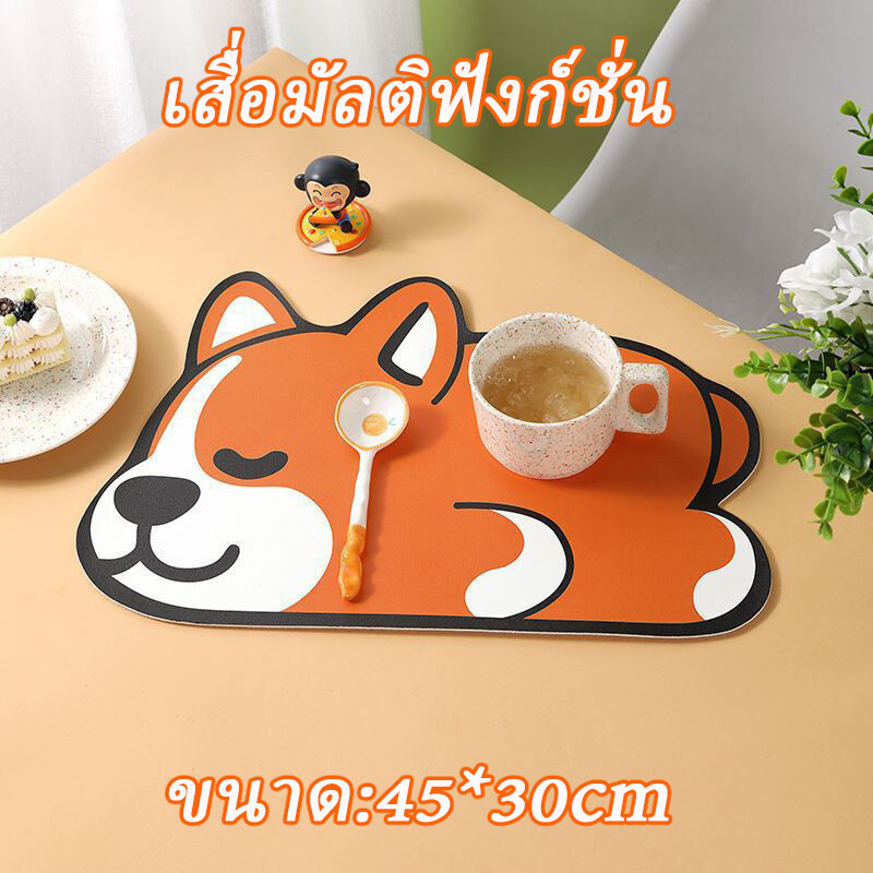 รองบนโต๊ะอาหารแผ่นรองจาน   กันน้ำ ทนความร้อน