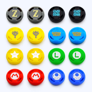 Switch 2 Rocker Caps 1 คู่ (2 ชิ้น) สําหรับ Nintendo Switch 2/ Pro Controller/ PS4/ PS5/ XBox Analog Caps Thumb Grips เกมธีม