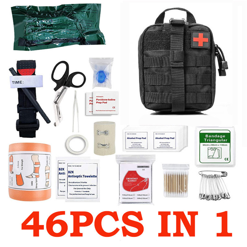 Ifak Trauma Kit – ชุดปฐมพยาบาล Wilderness Survival พร้อมสายรัด MOLLE สําหรับเดินป่า, การตอบสนองการเดินทางและฉุกเฉิน