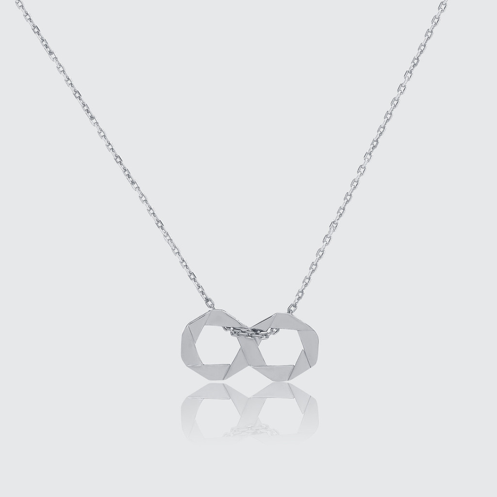 Rainbow Jewelry Origami Infinity Necklace Set