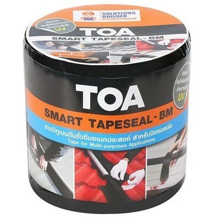 กาวอุด TOA สมาร์ทซีล เทปซีล เทปกันน้ำรั่วซึม เทปยางมะตอย TOA SMART TAPESEAL-BM (10cm x 3m)